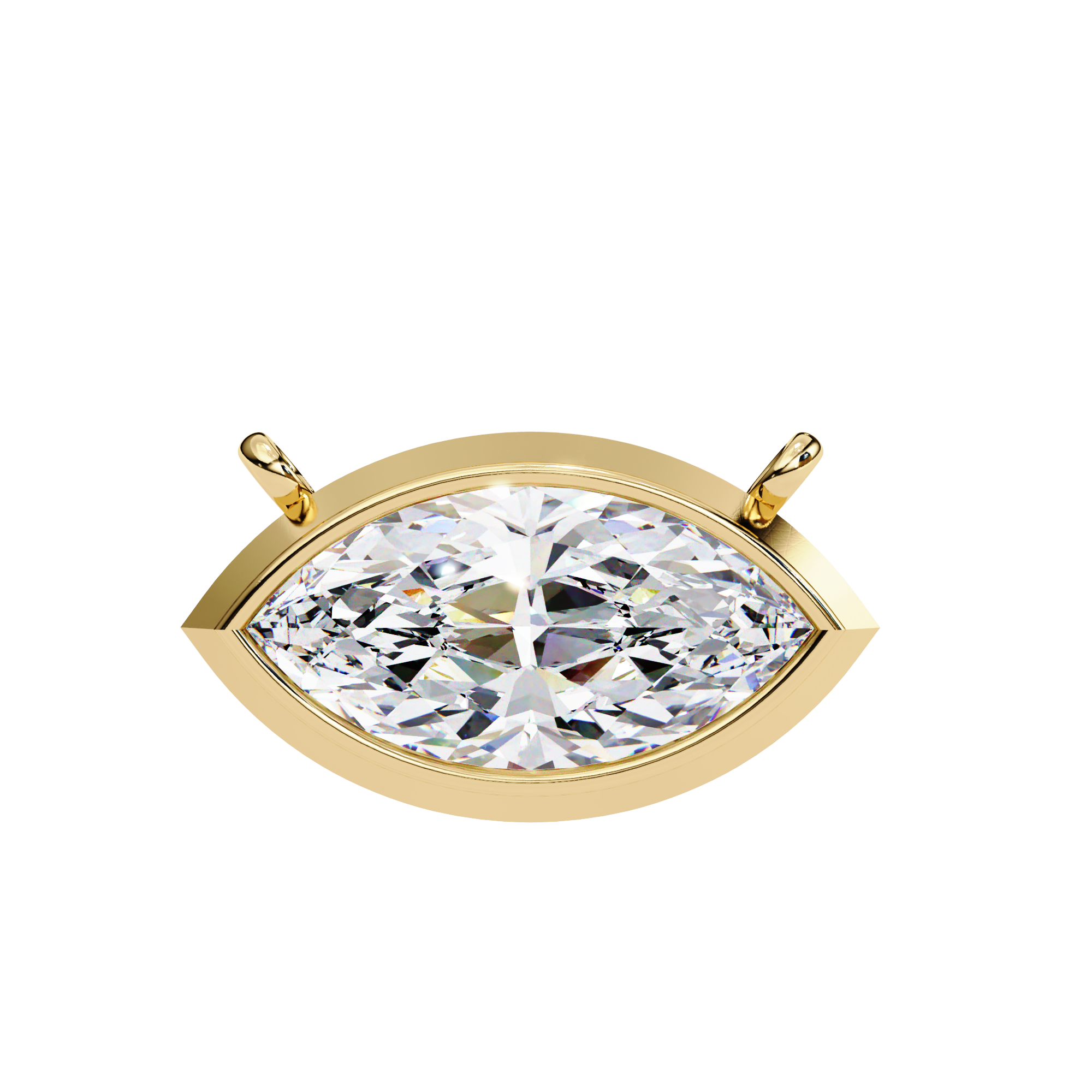 Golden Halo Pendent