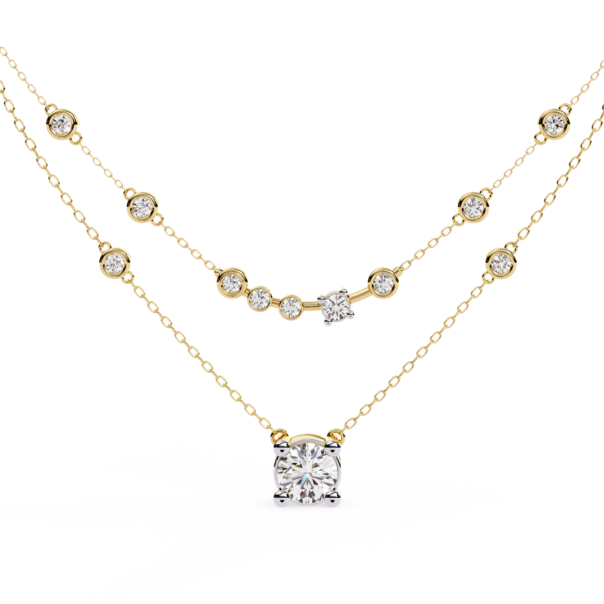 Lustre Links Necklace